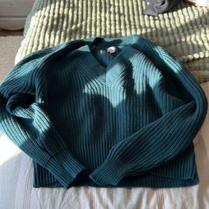 Teal sweater